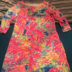 EEUC Palm Beach Coral Sophie Dress sz Large